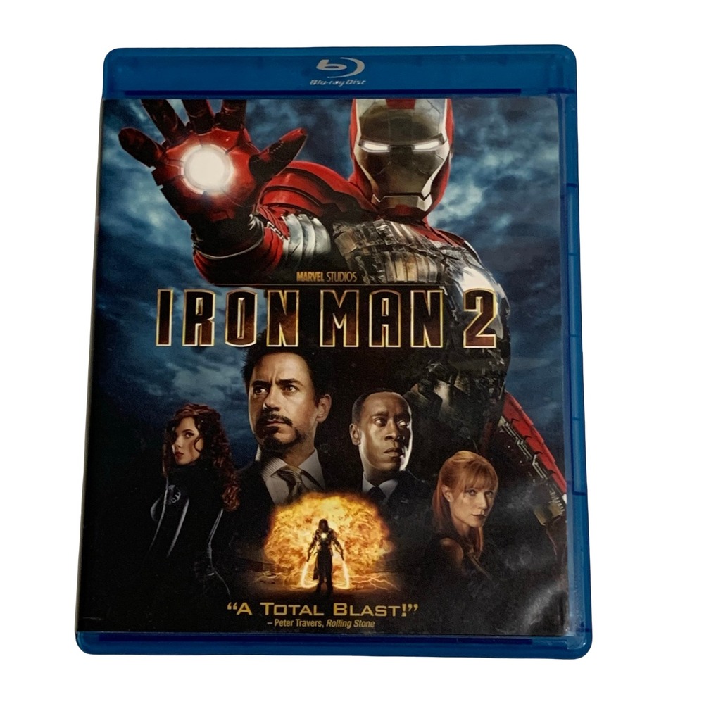 Iron Man 2 Blu-ray Marvel Studios Robert Downey Jr MCU Action Movie 2010